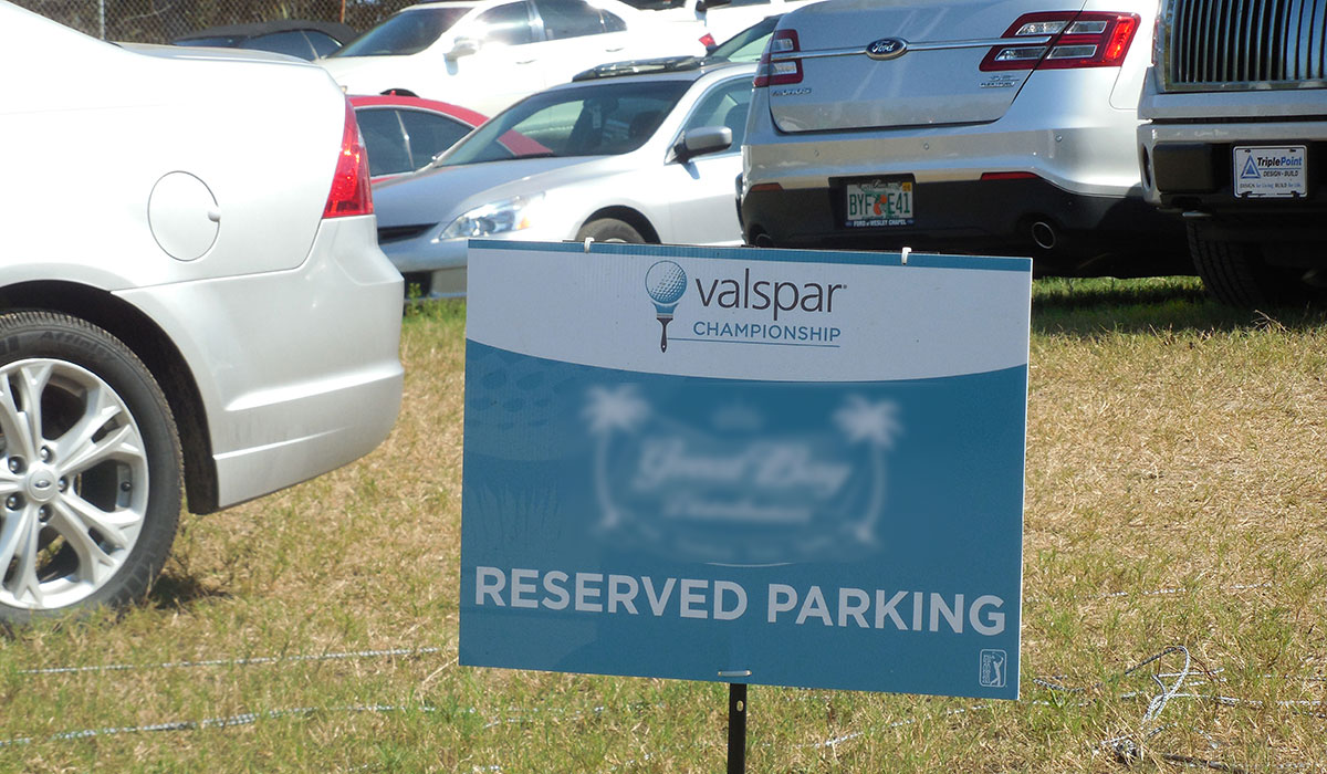 Parking Information Valspar Championship